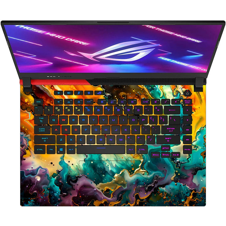 Asus Laptop Skin - Fiery Explosion Art