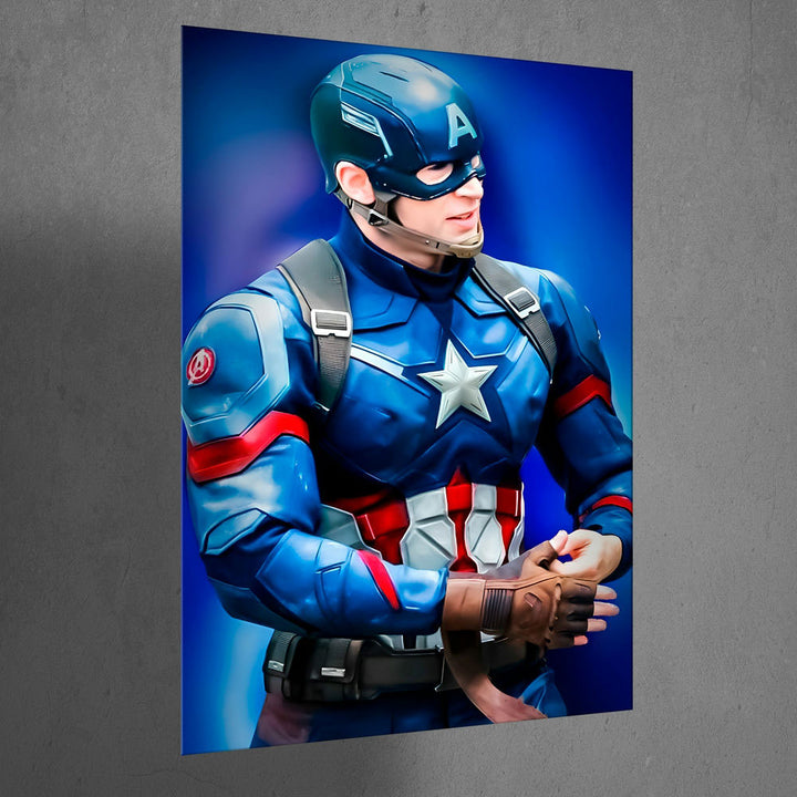 Metal Poster - Superhero Captain America CAP02