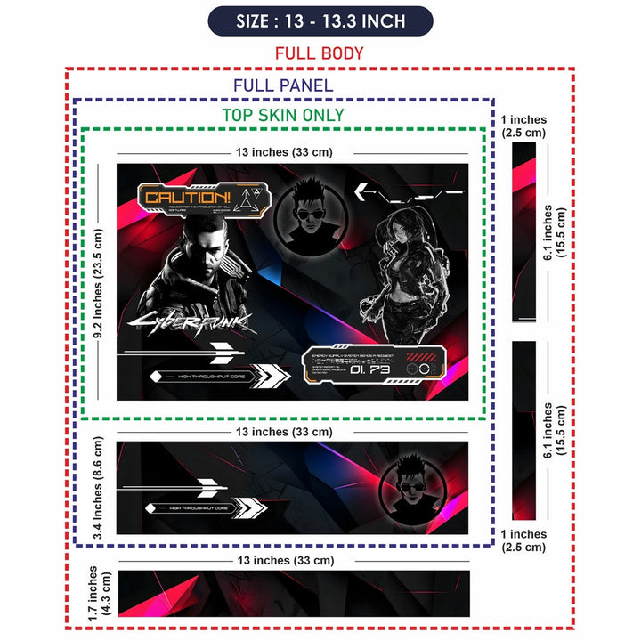 Laptop Skin - Cyberpunk Shadow Network