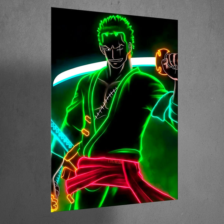 Metal Poster - One Piece Roronoa Zoro OP55