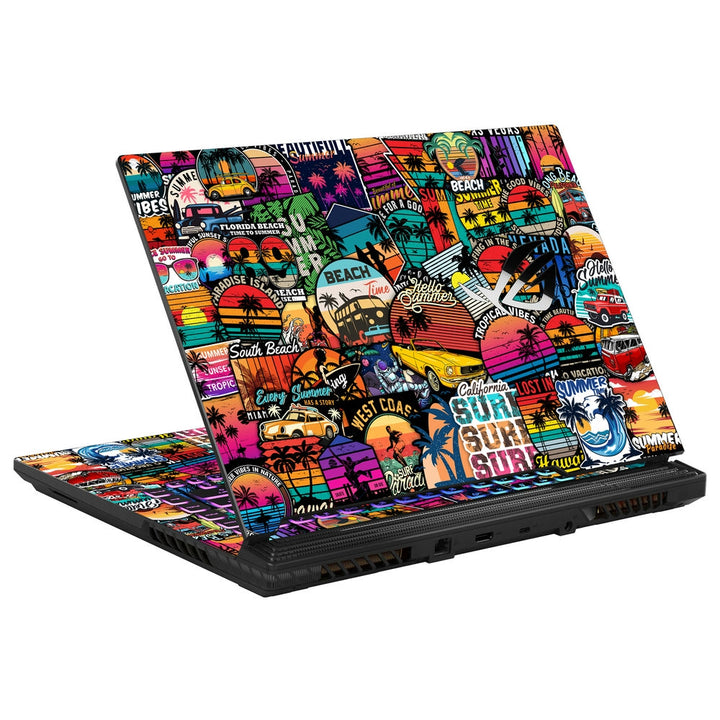 Asus Laptop Skin - Beach Time Sticker Bomb