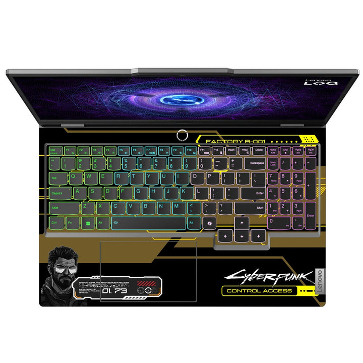 Lenovo LOQ Laptop Skin - Cyberpunk Neon Raiders