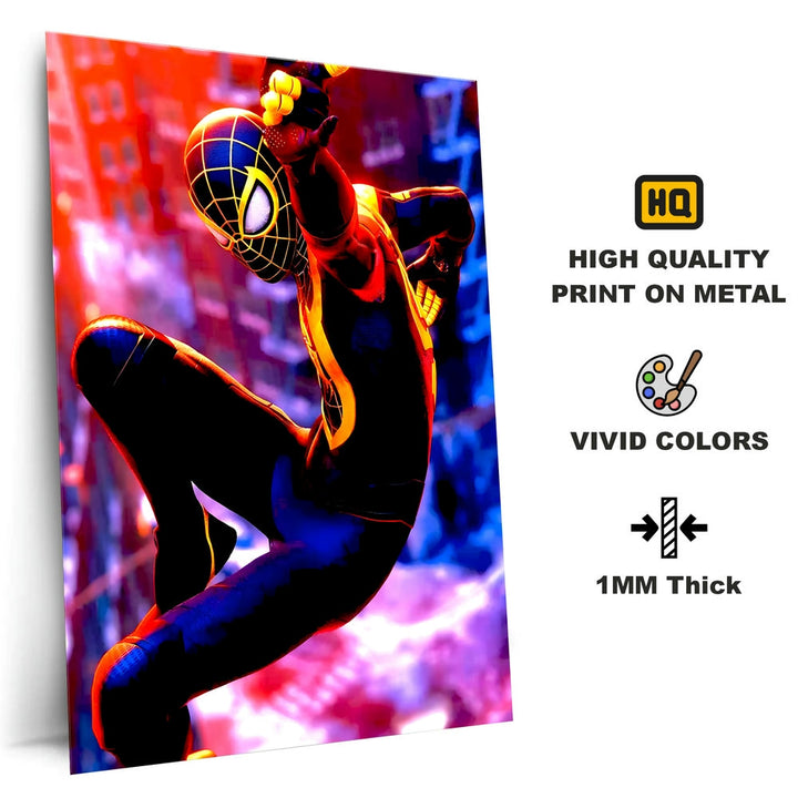 Metal Poster - Superhero Spiderman SM13