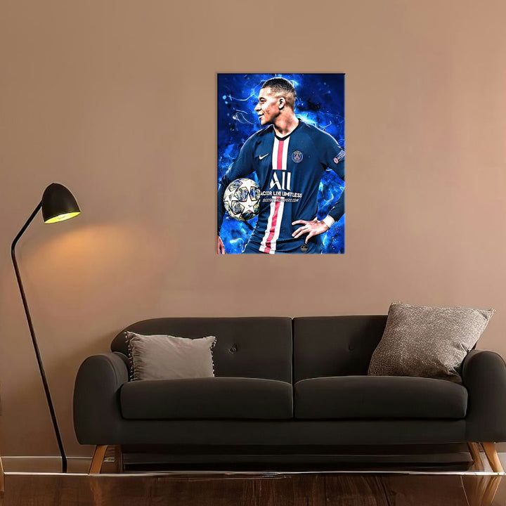 Metal Poster - Footballer Kylian Mbappe KM04