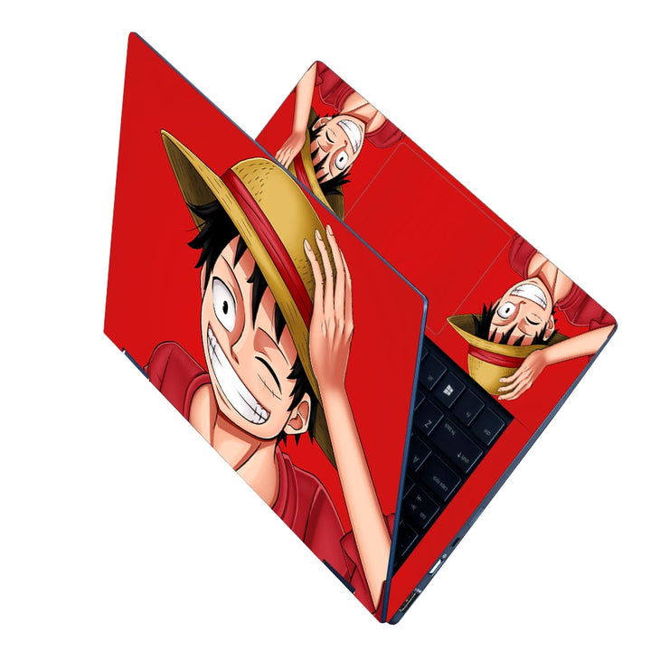 Laptop Skin - Monkey D Luffy Red