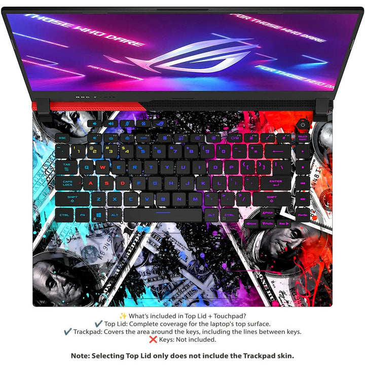 Asus Laptop Skin - Dollar Vibes