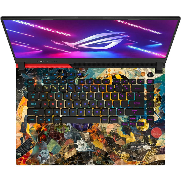 Asus Laptop Skin - Explosive Colorful Abstract