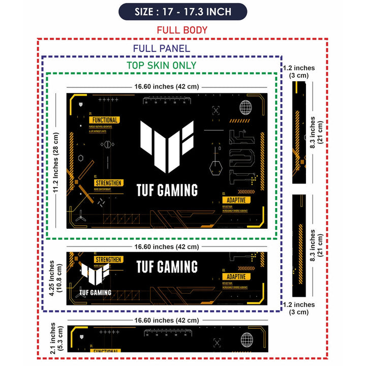 Laptop Skin - TUF Gaming Tech Design