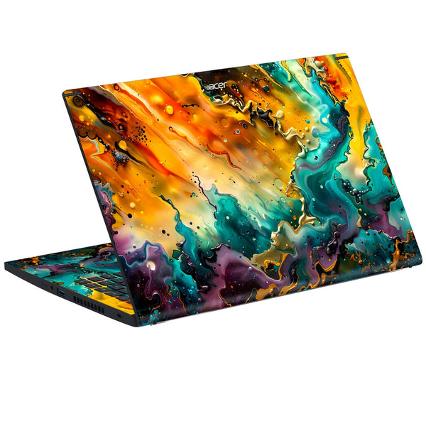 Acer Laptop Skin - Fiery Explosion Art