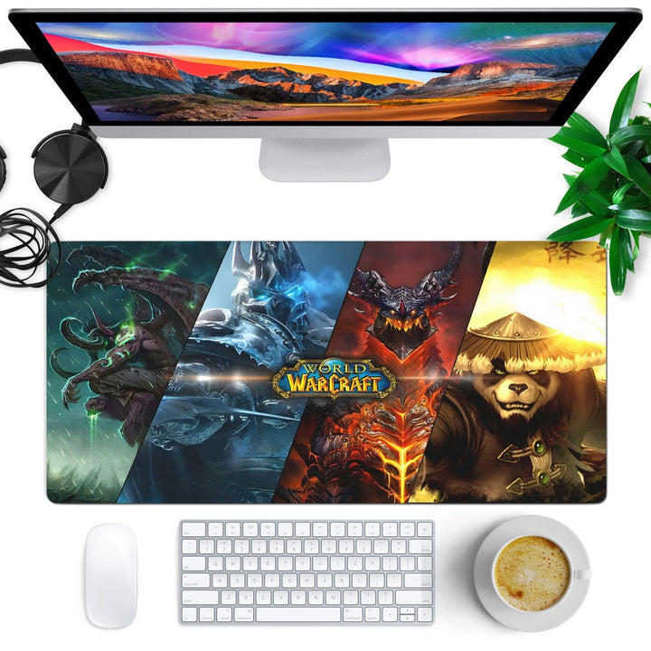 Anti-Slip Desk Mat Gaming Mouse Pad - World Of Warcraft Expansions