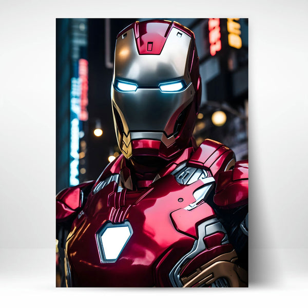 Metal Poster - Superhero Iron Man IM01