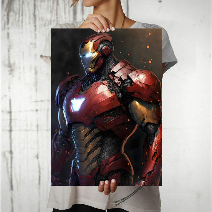 Metal Poster - Superhero Iron Man IM14