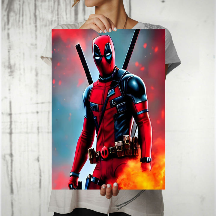 Metal Poster - Superhero Deadpool DP03