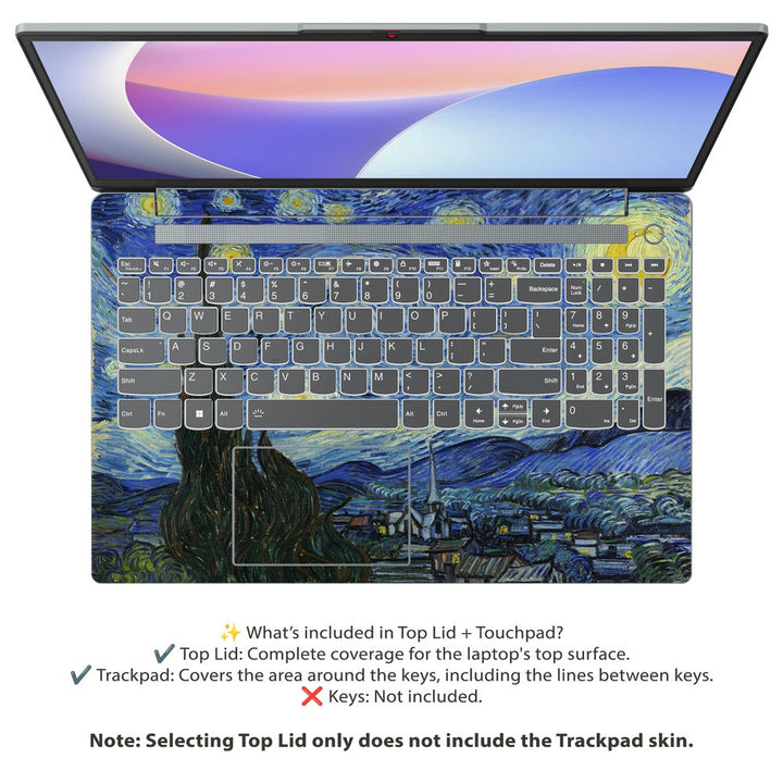 Lenovo Laptop Skin - Starry Night