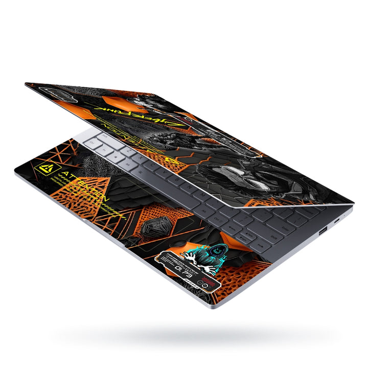 Laptop Skin - Cyberpunk Digital Enforcer