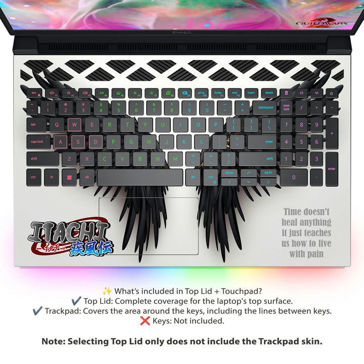 Dell Laptop Skin - Itachi Wings