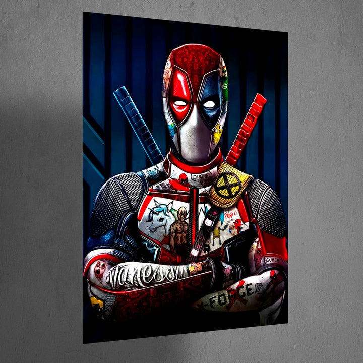 Metal Poster - Superhero Deadpool DP04