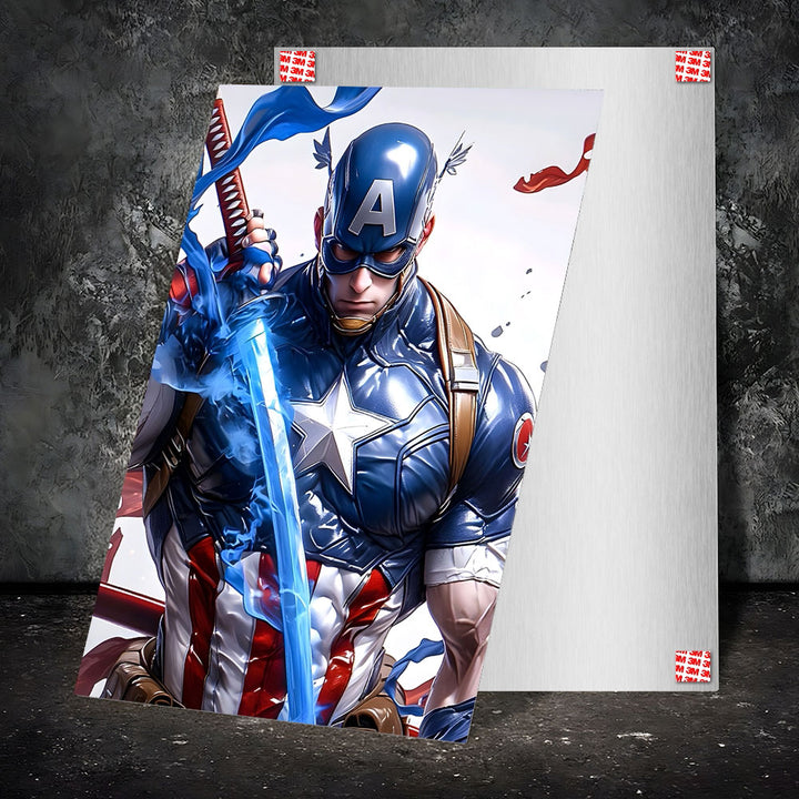 Metal Poster - Superhero Captain America CAP01