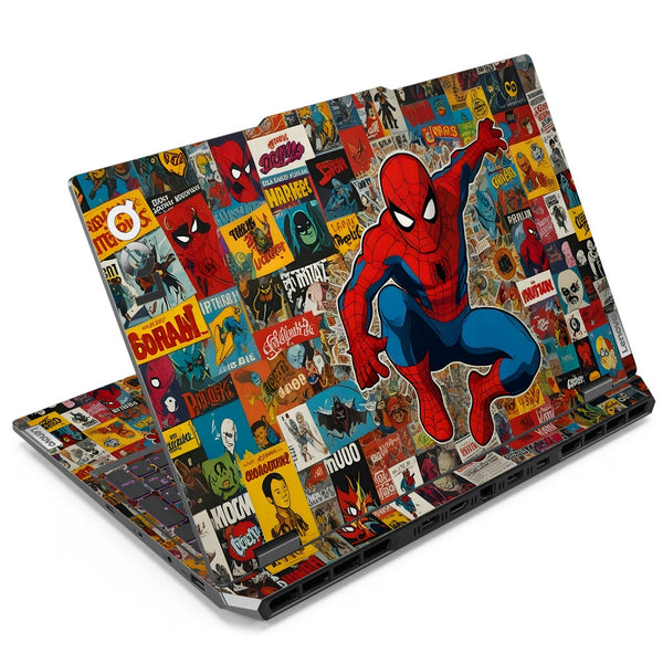 Lenovo LOQ Laptop Skin - Spiderman Jump Collage