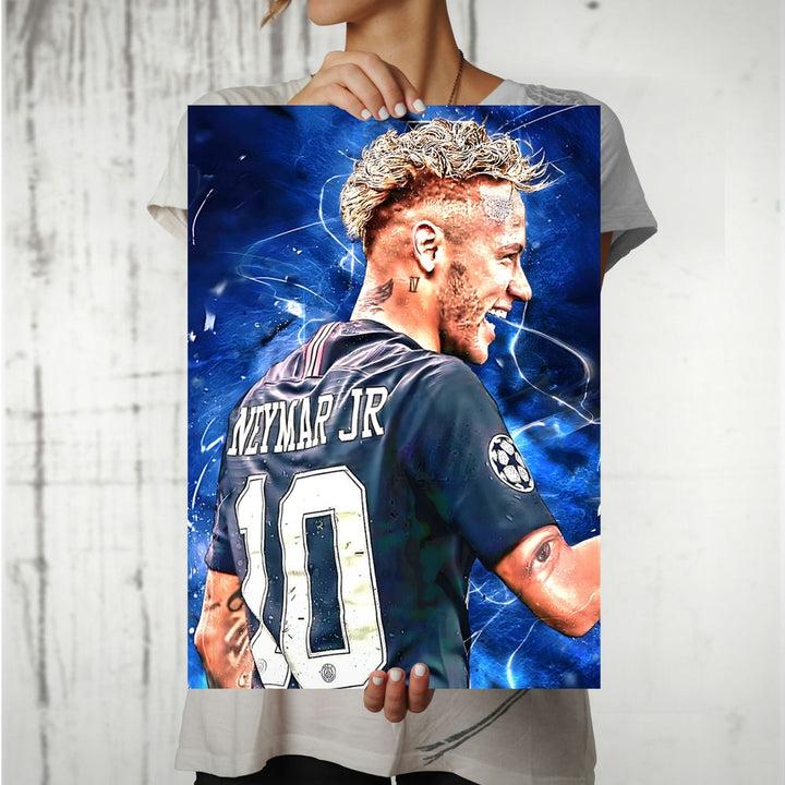 Metal Poster - Footballer Neymar Jr NJR02