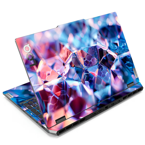 Lenovo LOQ Laptop Skin - Geometric Glowing Polygonal Abstract