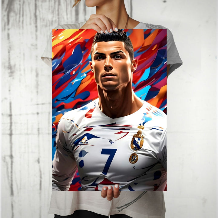 Metal Poster - Footballer Cristiano Ronaldo F02