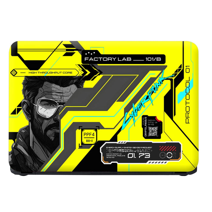 Laptop Skin - Cyberpunk Neon Outlaw