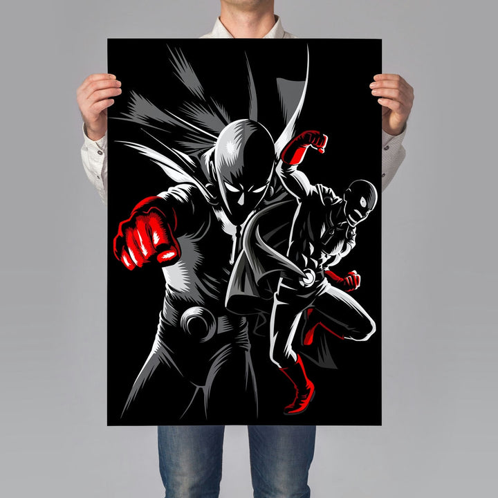 Self Adhesive Textured Vinyl Poster Dark Avenger