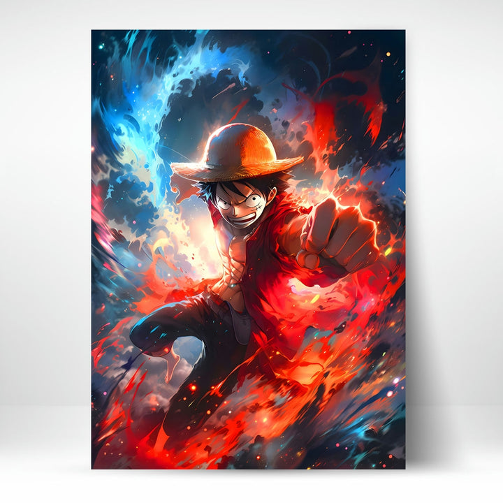 Metal Poster - Anime One Piece Luffy OP64