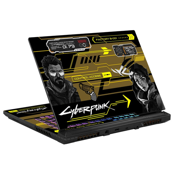 Asus Laptop Skin - Cyberpunk Neon Raiders