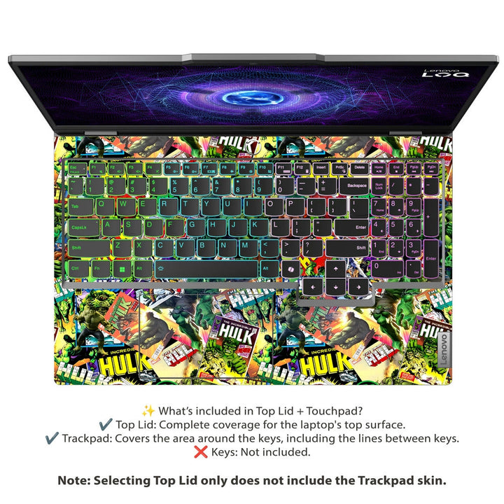 Laptop Skin - Marvel Hulk Smash