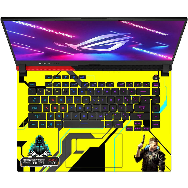 Asus Laptop Skin - Cyberpunk Neon Outlaw