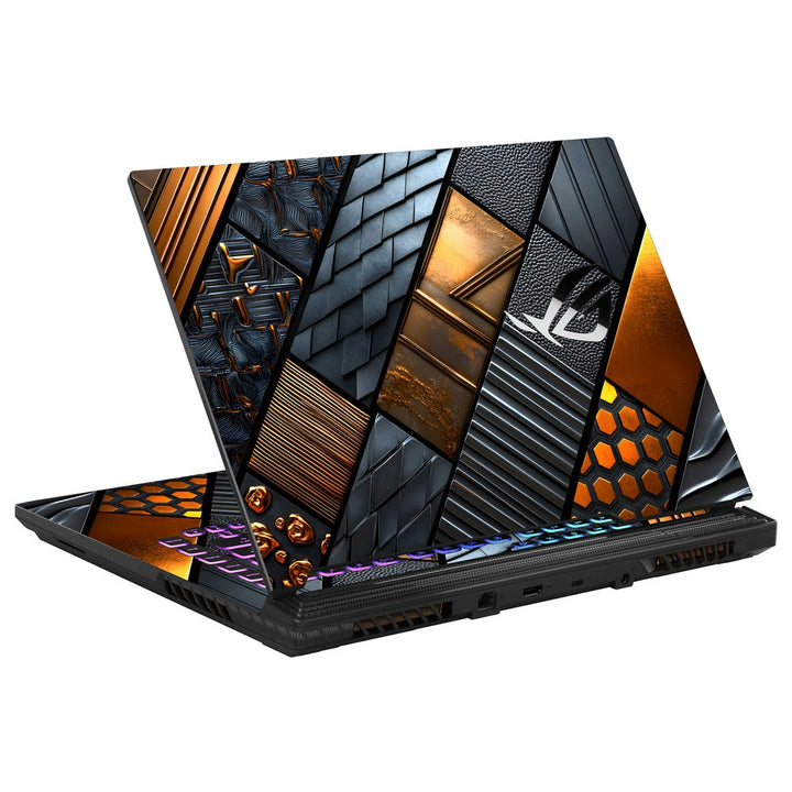 Asus Laptop Skin - ndustrial Stone and Metal Design