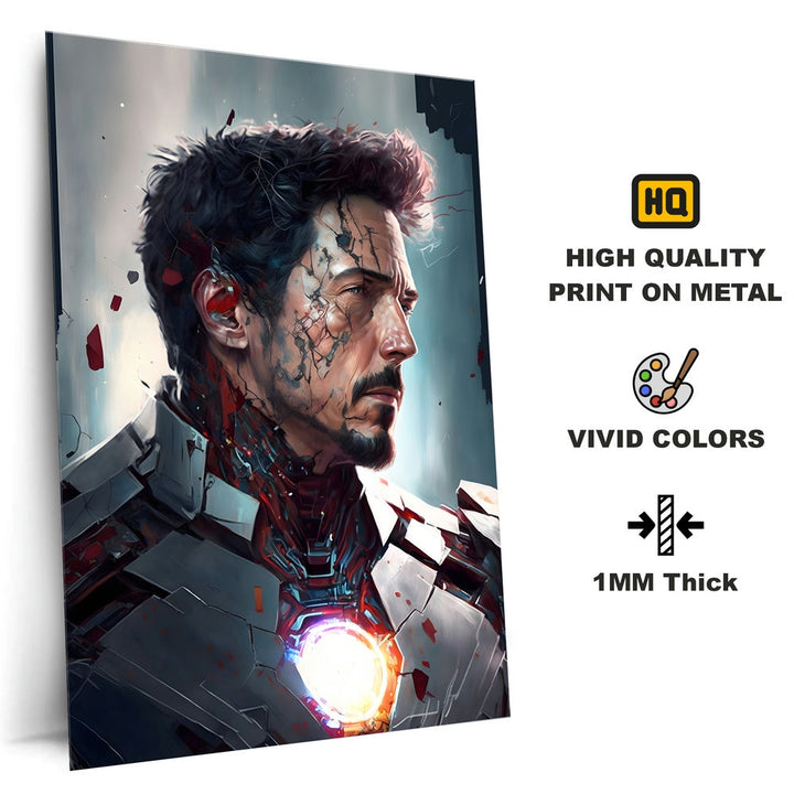 Metal Poster - Superhero Iron Man IM18