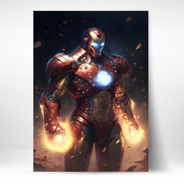 Metal Poster - Superhero Iron Man IM17