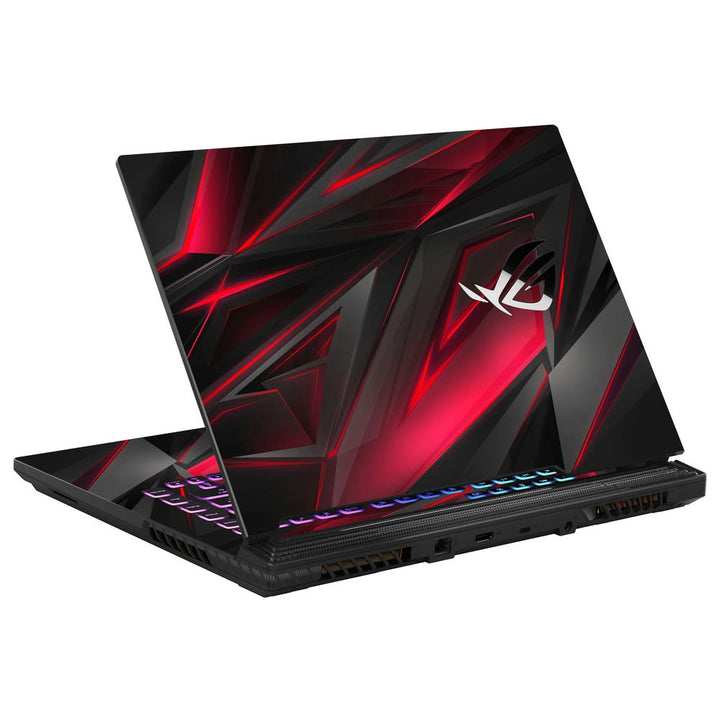 Asus Laptop Skin - Black Red 3D Pattern