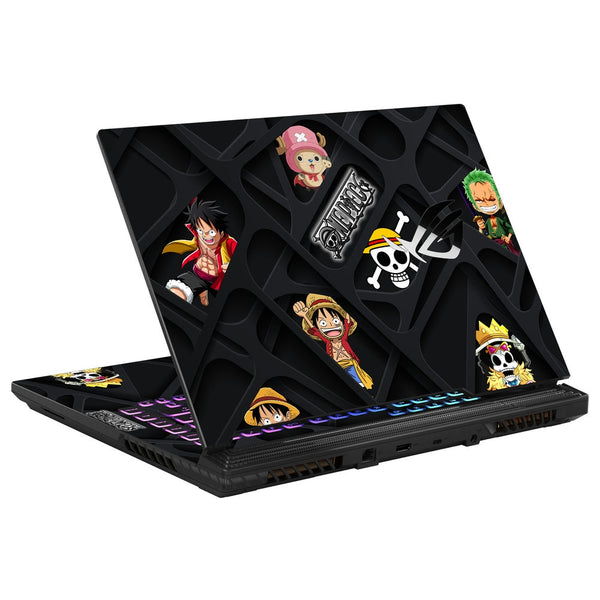 Asus Laptop Skin - One Piece Black Art