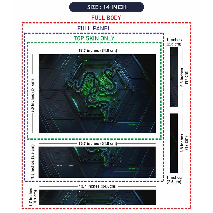 Laptop Skin - Cyber Circuitry