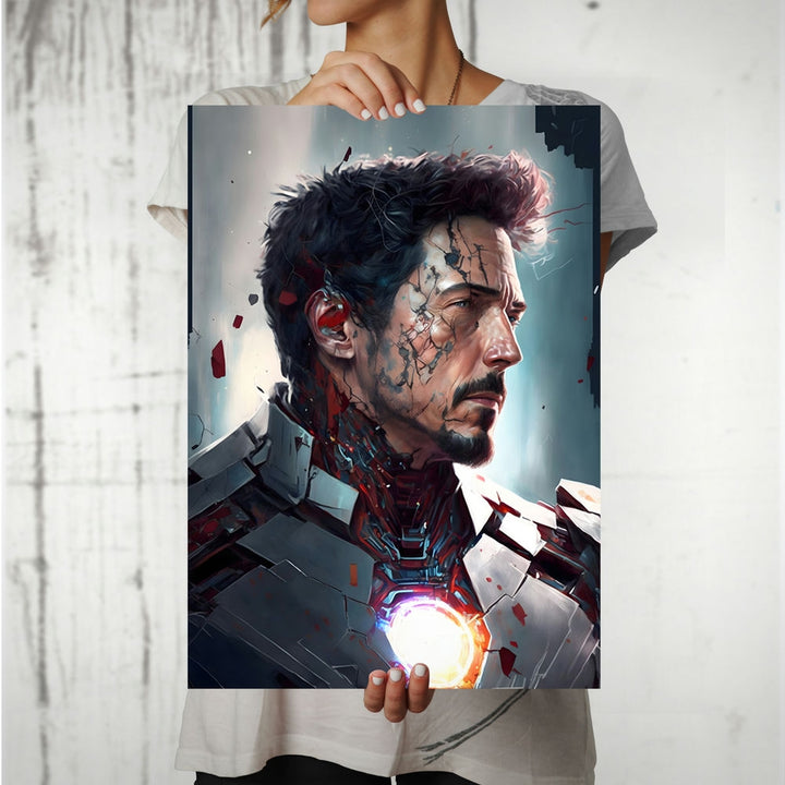 Metal Poster - Superhero Iron Man IM18