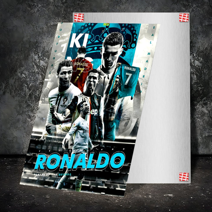 Metal Poster - Footballer Cristiano Ronaldo F06