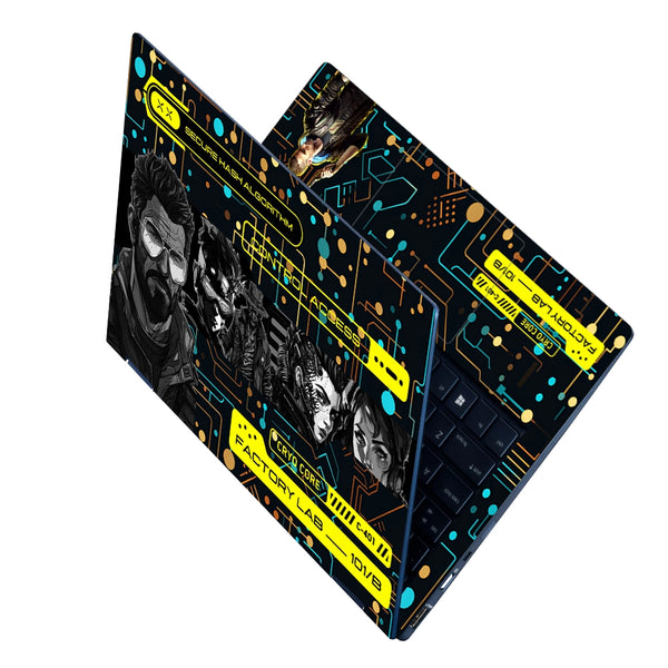 Laptop Skin - Cyberpunk Cyber Grid