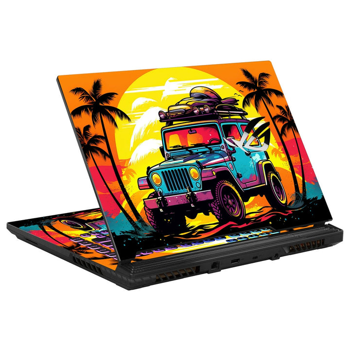 Asus Laptop Skin - Retro Beach Jeep