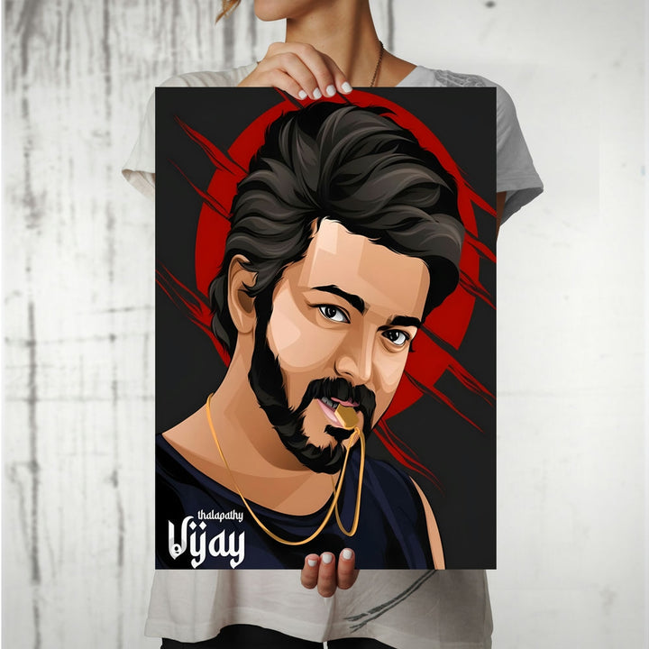 Metal Poster - Thalapathy Vijay TV03