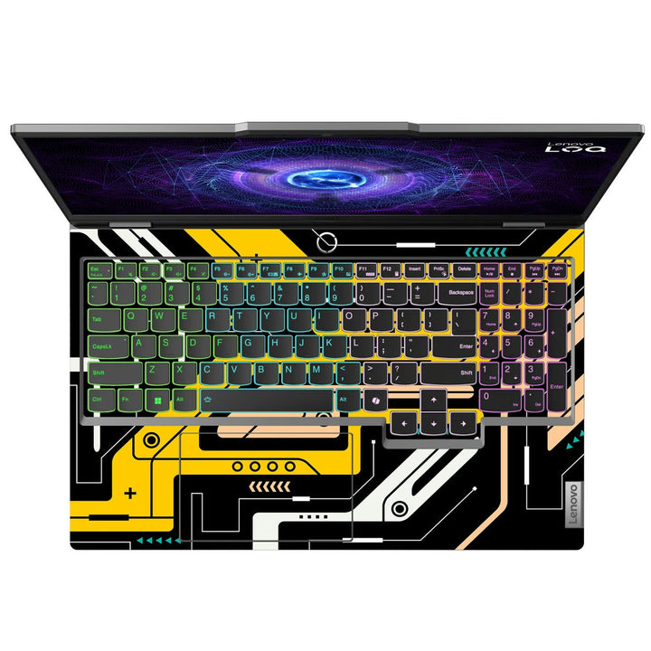 Lenovo LOQ Laptop Skin - Golden Circuit