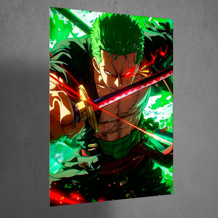 Metal Poster - One Piece Roronoa Zoro OP23