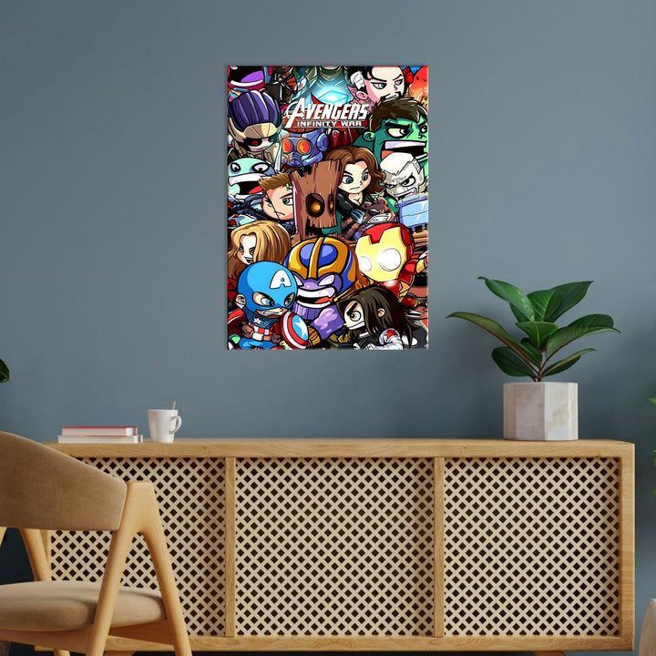 Metal Poster - Superhero Avengers AV01