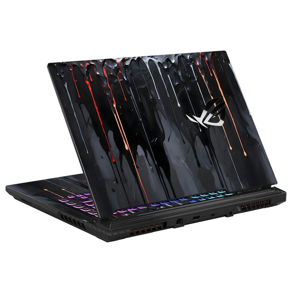 Asus Laptop Skin - Vertical Neon Stripe Art Design