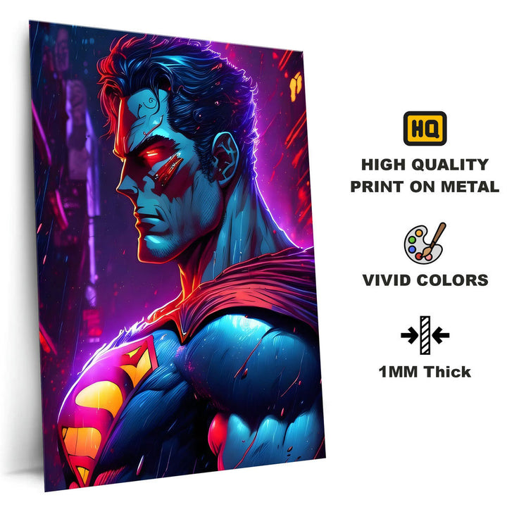 Metal Poster - Superhero Superman SUP02