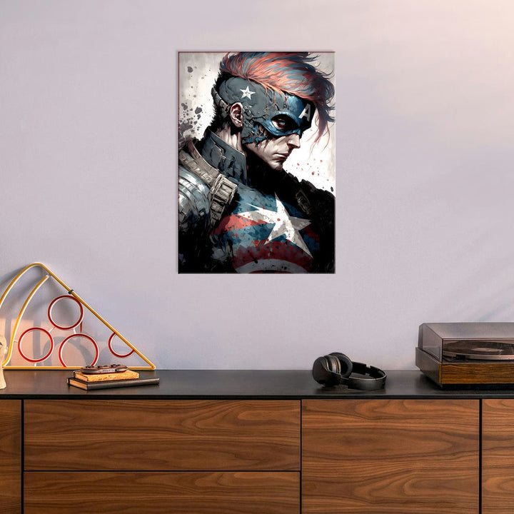 Metal Poster - Superhero Captain America CAP15