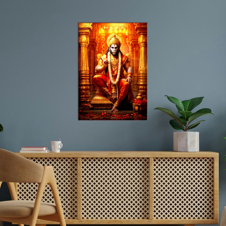 Metal Poster - Lord Hanuman LH05